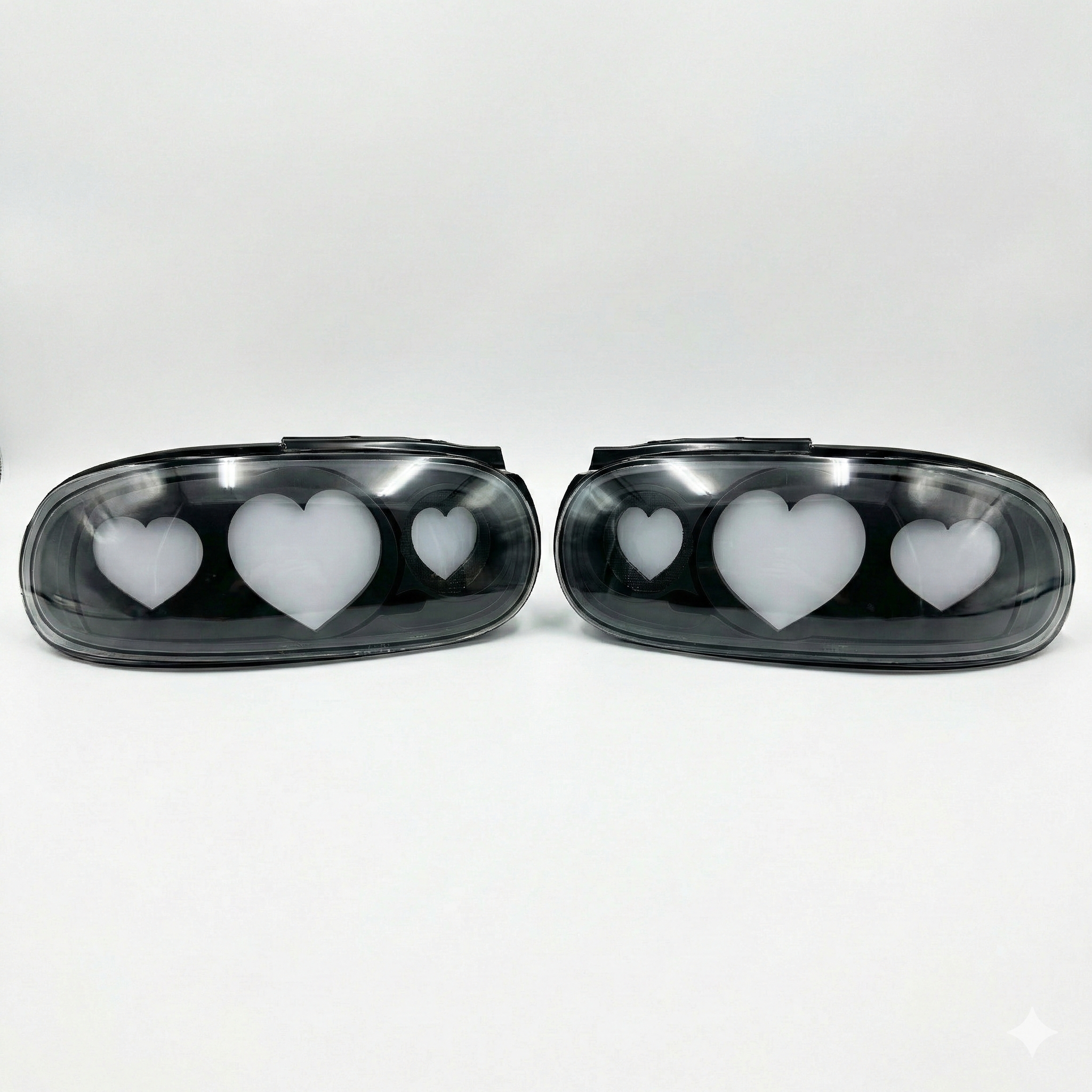 NTXGlow Diffused Heart Tail Lights (1990-1997 Na Mazda Miata)